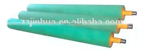 Rubber roller for paper making machine