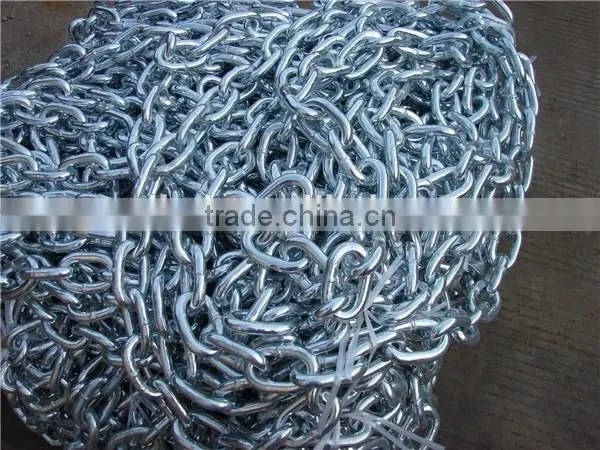 3mm Electro Galvanized Steel Chain weld link chain