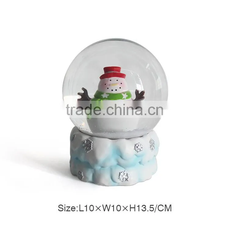 Christmas Tree Gift Box Snow Globe,Diameter 65mm 80mm 100mm 120mm Glass Snow Globe