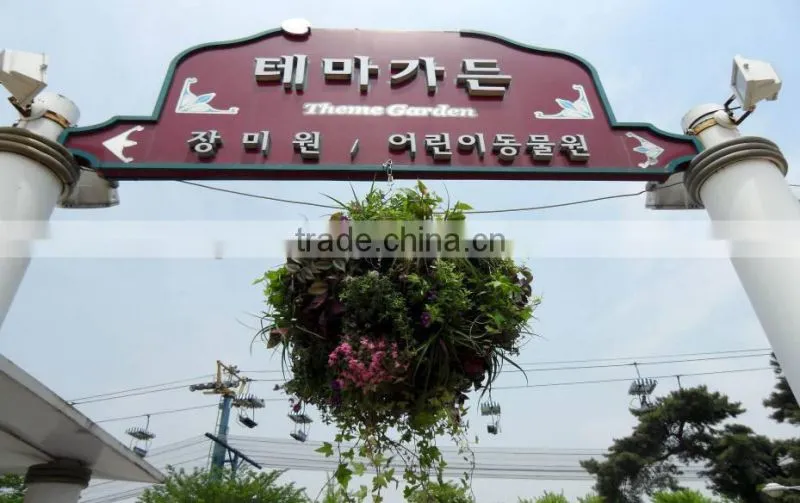 garden decoration hanging flower pots hanging vertical pot plants