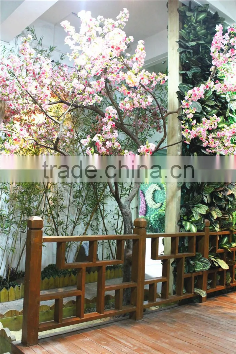 home garden deco huge indoor plastic Artificial 118inchs tall Cherry trees Ers10 0905