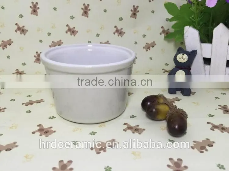2015 Stocked cheap white ceramic rice/salad/soup bowls