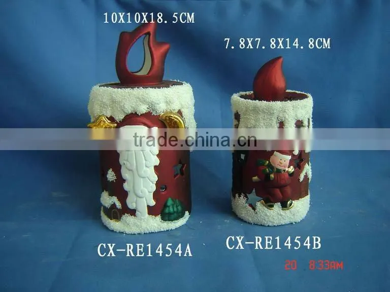 ceramic christmas set (christmas tree and snowman)-Ceramic Christmas Items