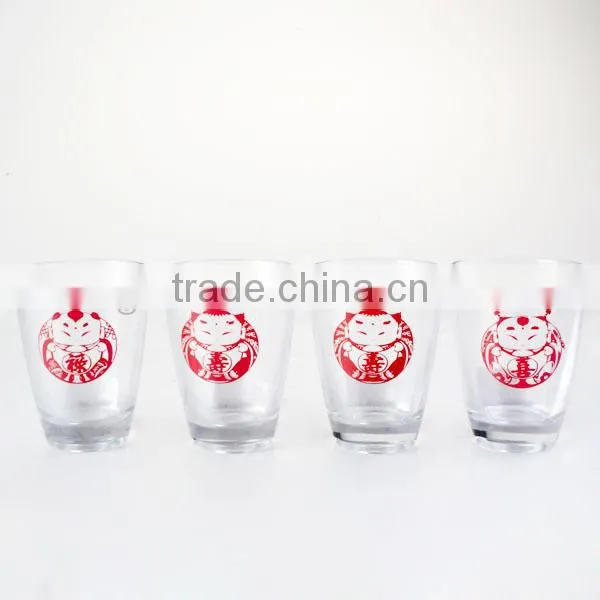 4pcs Japan sake with stone tray sets