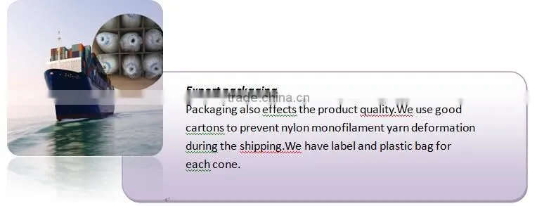 Hot sale Nylon monofilament yarn 55D 100D for silk stocking