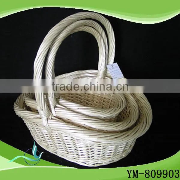 wicker baskets cheap price with good quality home decoration