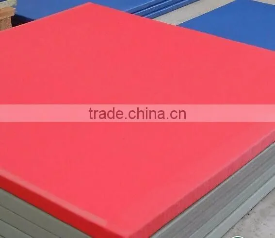 Blue Red Grey Black color waterproof PU sponge judo mat 5cm