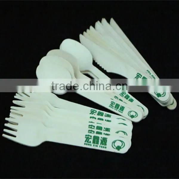 disposable birch wooden spoon