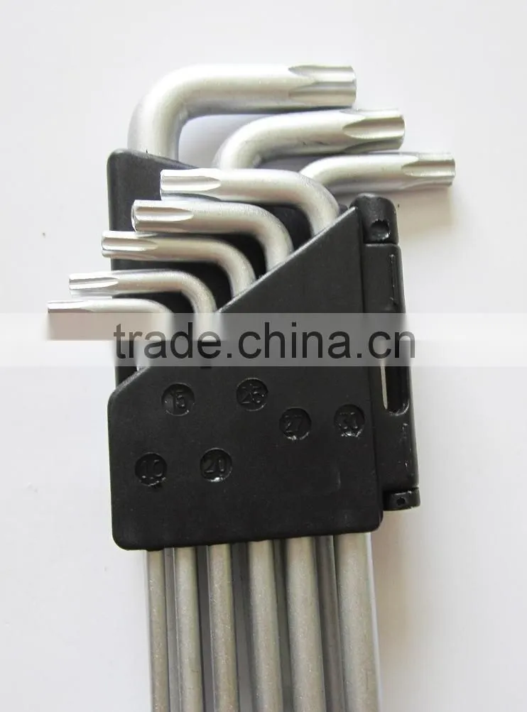 9PC Long Hollow Star Key Wrench Set Hand Tool