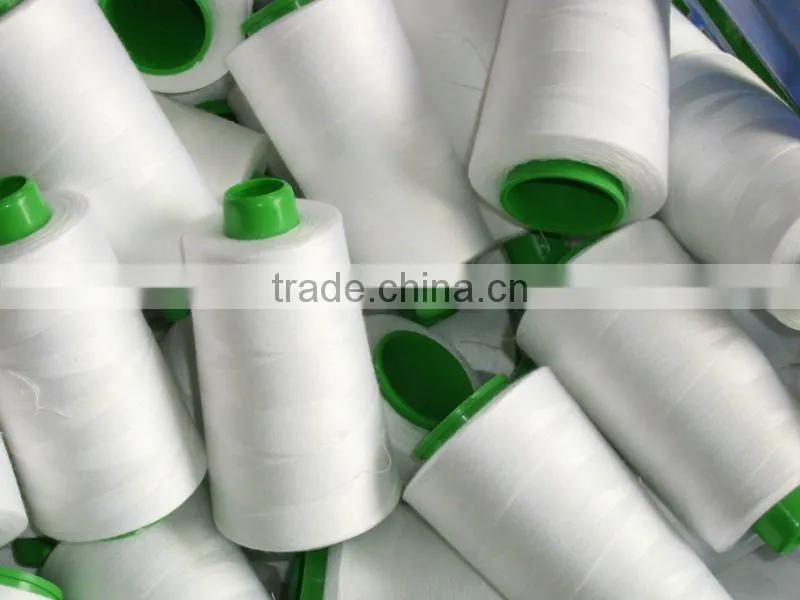 100% spun polyester thread for clothes
