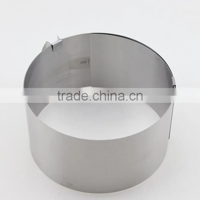Adjustable Setting Ring Stainless Steel Bakeware Mousse Cake Baking Mold
