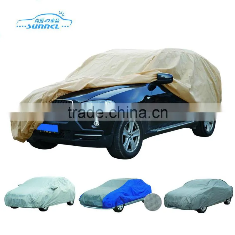UV Protector Canvas Car Cover , Full Set Car Body Cover