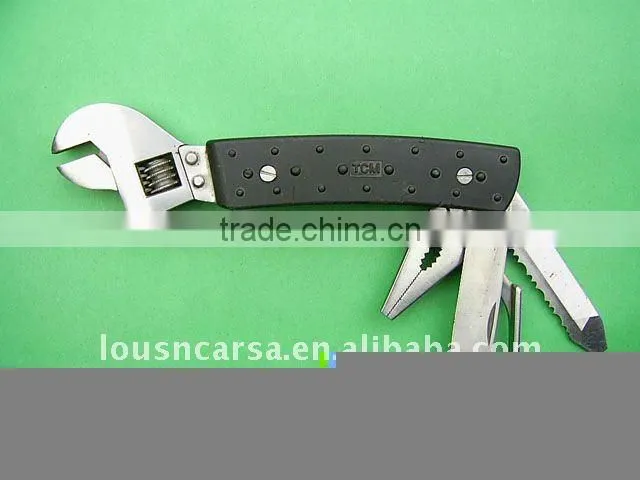 Folding multi-function stainless steel tool clamp