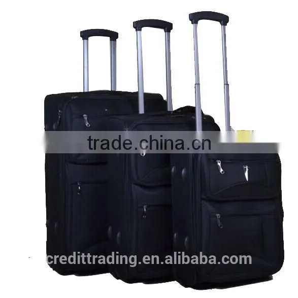 2015 new design purple stock trolley luggage trolley luggage