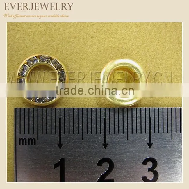 15mm metal eyelet with rhinestone Brass eyelet with rhinestone metal eyelets for shoes