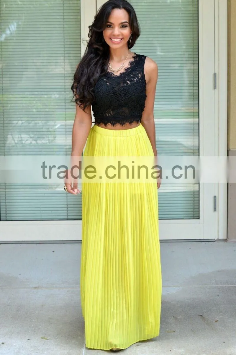 Fashion Sexy Women's Summer Sleeveless Lace Crop Tops