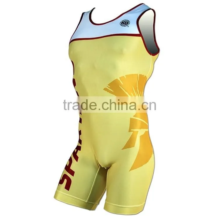 Make your own custom breathable cheap wrestling singlets