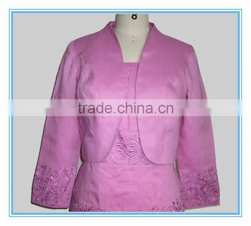 Latest Dark Pink Colour Long Designer Embroidery Dress Suit