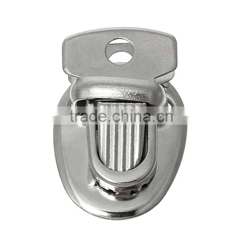 Newest Custom Size Silver Tone Purse Handbag Twist Turn Lock