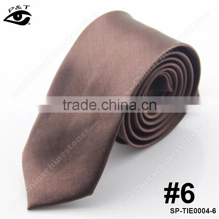 22 Colors NECK TIE SILK TIE SKINNY SOLID NECK TIE