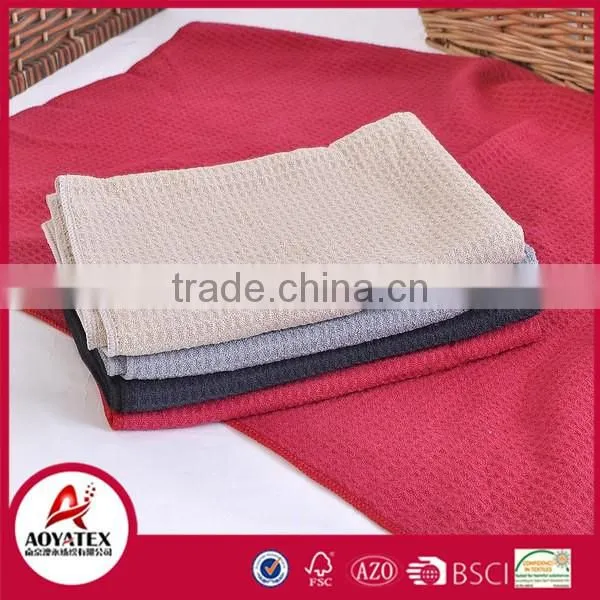 80% polyester microfiber Waffle Weave Kitchen Towel, cheap chinese towel, chinese towel