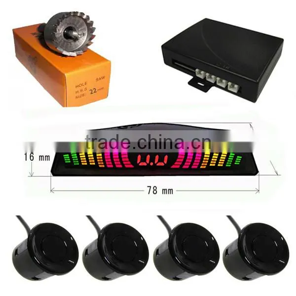 NEW ARRIVAL Rainbow LED Display Sensor Park Car