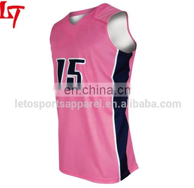 100% polyester custom top woman sublimated women athletic basketball jersey names