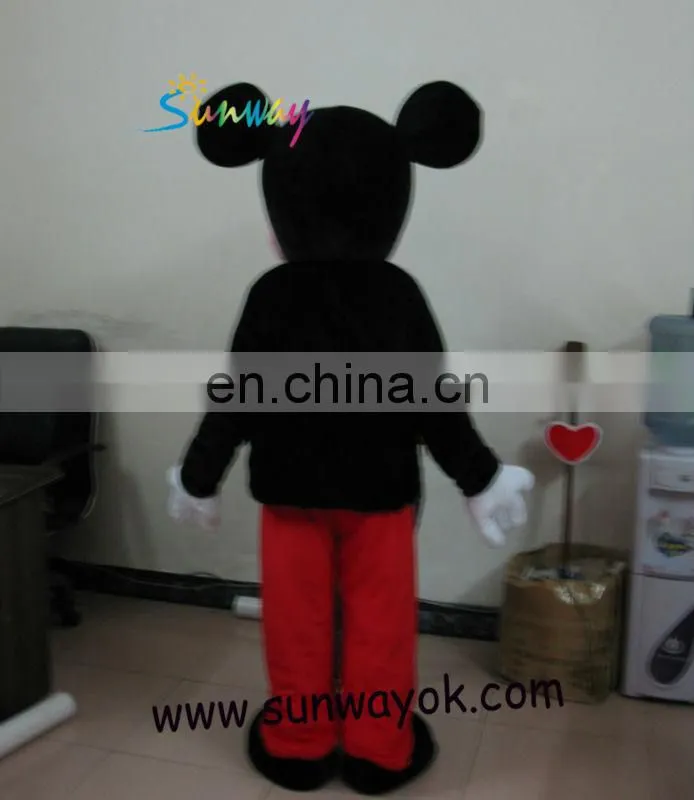 Newest design Mickey plush costume/best seller plush cloth for sale