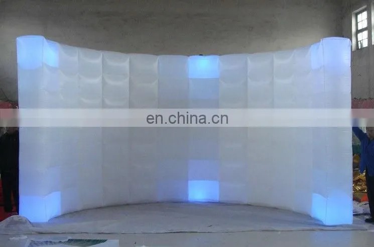 led lighting advertising inflatable air wall