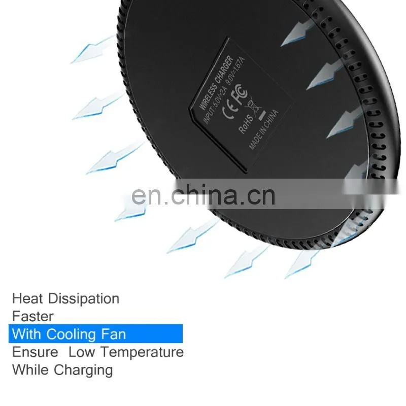 Qi Wireless Charging Pad for iPhone X Wireless Charger, for Note 8 Wireless Charger OEM LOGO
