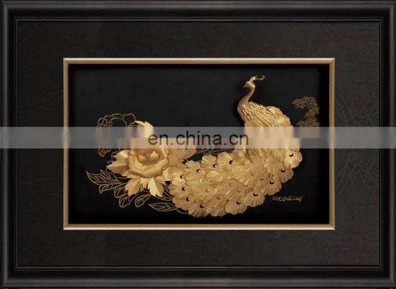 High Quality 3d God Photos 100% Pure Handmade Gold Frame Promotional Sale