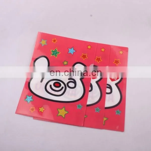 L shape and PP Plastic Material plastic file folder