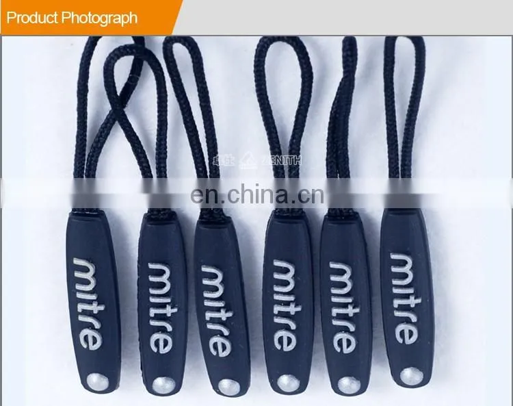 Hot Sale Nylon Zipper Puller with Custom Logo LR10008