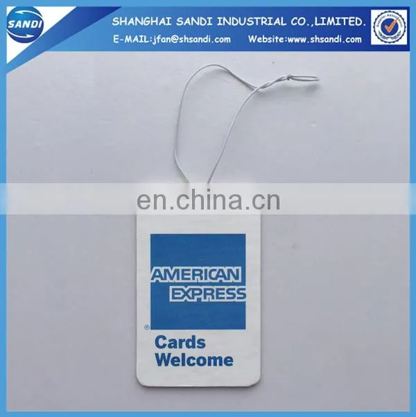 Cheap promotional custom paper car air freshener