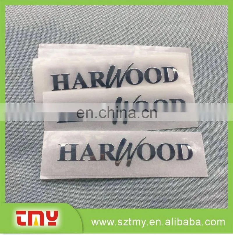 Best price metal sticker customized logo metal sticker gold metal sticker