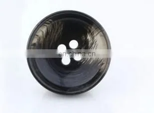 Resin Sewing Button Scrapbooking Round Black 4 Holes 20MM
