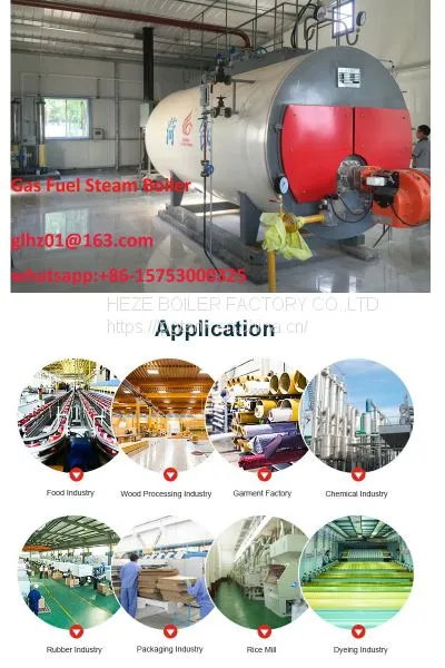 steam boiler with gas fuel