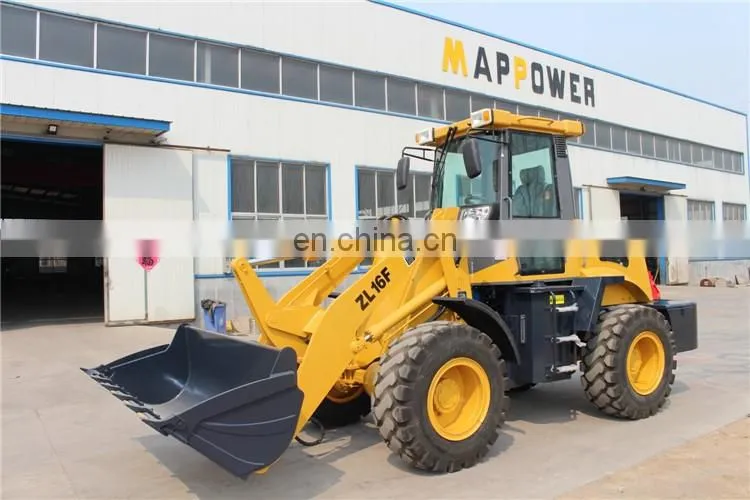 10 Year Supplier Chinese 1.6 ton wheel loader,wheel loader price