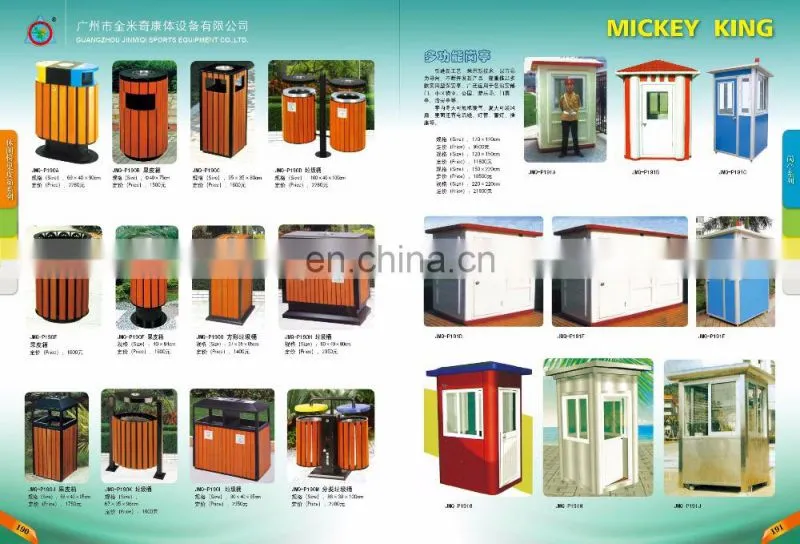 Hotel used Garden trash can outdoor wooden trash can