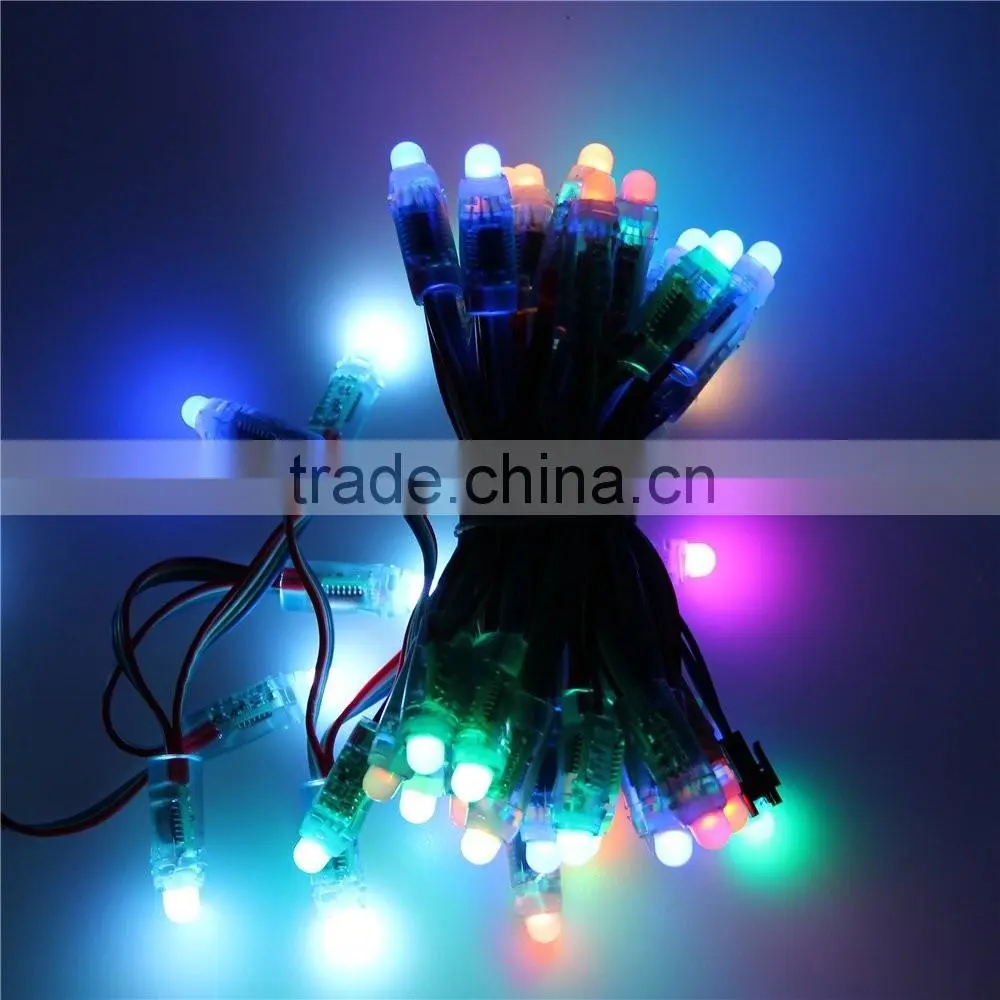 dahosun DC 12V 12mm Diffused Digital Led Pixel String Addressable Dream Color Christmas LED Module Waterproof IP68 Round