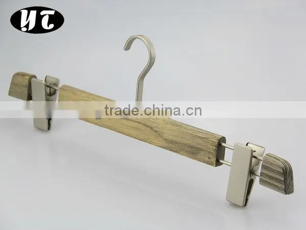 HA611 eco-friendly thick bamboo clothes hanger