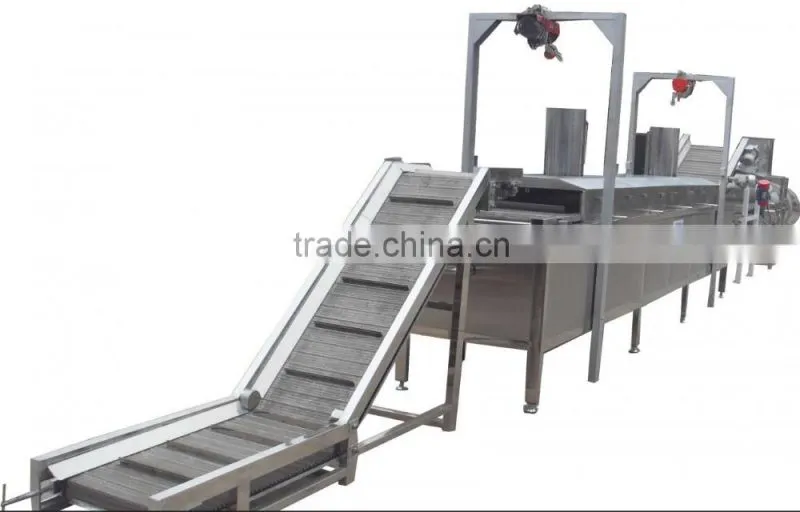 industrial gas heating deep fryer