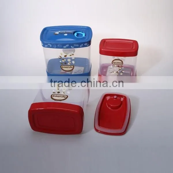 Plastic Rectangle Seal storage box