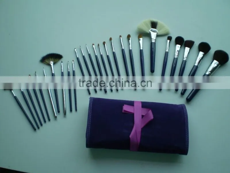 Pony,goat,synthetic hair Brush Material and Face Use makeup brush set