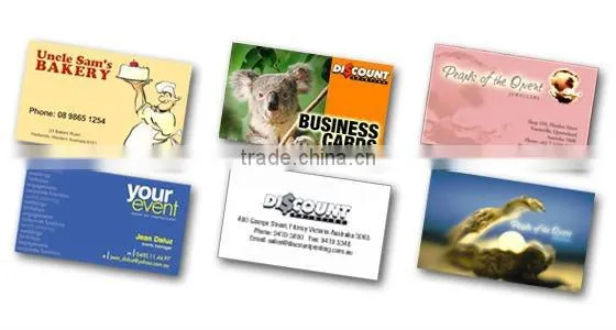 2016 China guangzhou popular business name card custom printing