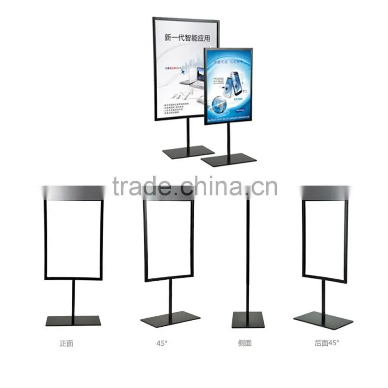 A3 Black Metal Table Poster Stand Poster Display Banner Stand Sign Stand
