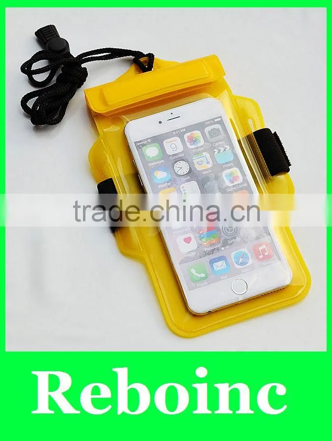 high quality floating waterproof cell phones bag dry bag for boating fishing swimming
