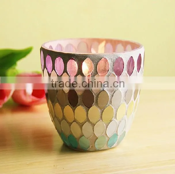 inch glass candle holder wedding favor shabbat candles