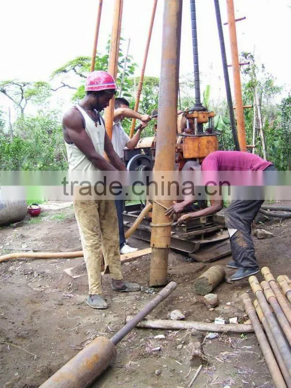 HF150 borehole drilling machine with ISO , drilling a borehole