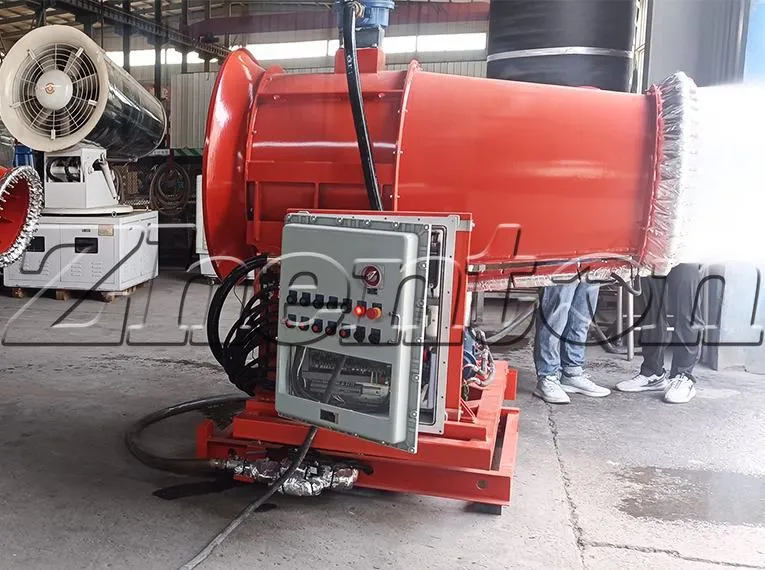 Fast Dust Suppression for Material Handling Yards